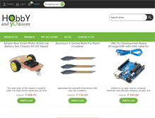 Tablet Screenshot of hobbyandyou.com